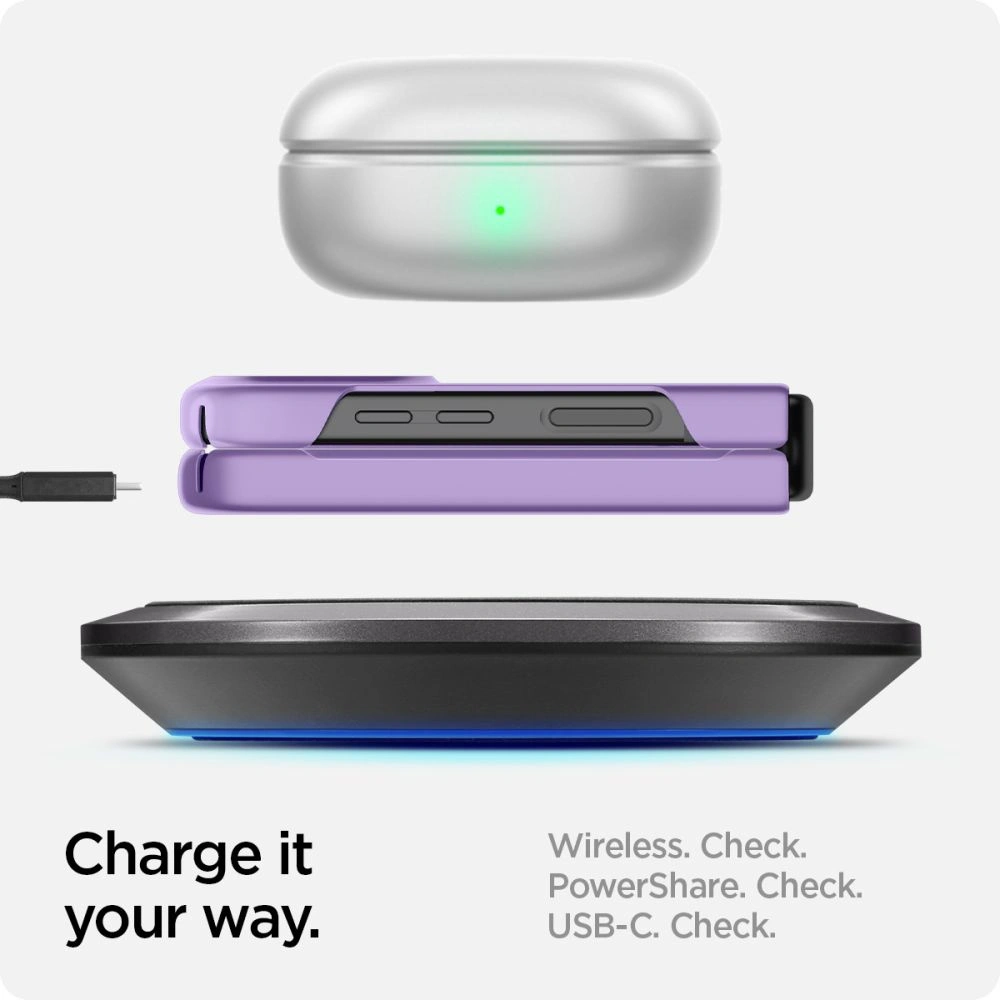 Hurtownia GSM - Etui Spigen Airskin Samsung Galaxy Z Flip 4 Rose Purple - SPN2296PRP - {ean13} - Hurt