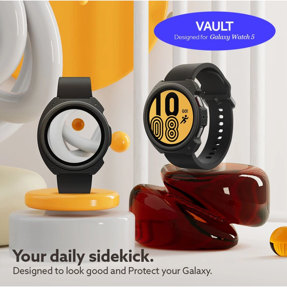 Hurtownia GSM - Etui Caseology Vault Samsung Galaxy Watch 5/4 44mm matně černé - CSL061BLK - {ean13} - Hurt