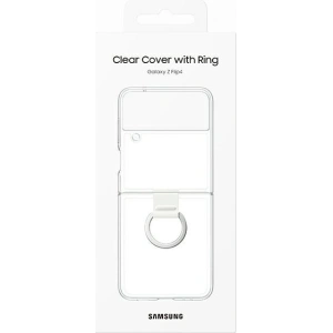 Wholesale Samsung Galaxy Z Flip 4 EF-OF721CTEGWW transparent Clear Cover Ring - SMG736CL - {ean13} - Hurt