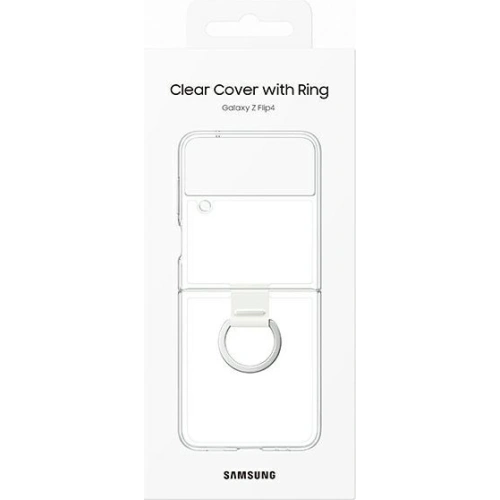 Etui Samsung Galaxy Z Flip 4 EF-OF721CTEGWW przezroczysty/transparent Clear Cover Ring