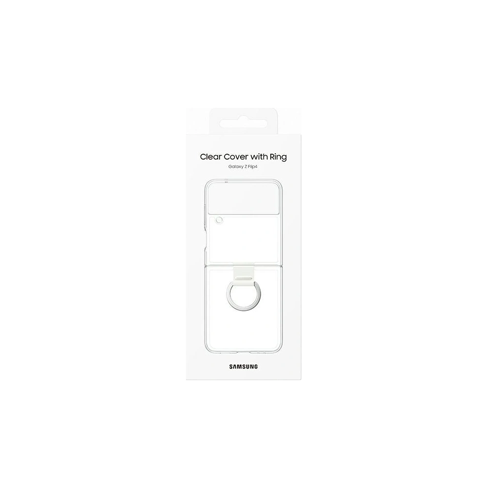 Hurtownia GSM - Etui Samsung Galaxy Z Flip 4 EF-OF721CTEGWW průhledné/transparentní Clear Cover Ring - SMG736CL - {ean13} - Hurt
