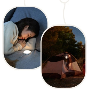 Wholesale Baseus wireless hand warmer with a tourist lamp gray - BSU3487 - {ean13} - Hurt