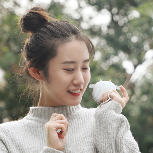 Bezprzewodowy ogrzewacz dłoni Baseus z lampką turystyczną szary