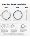 Hurtownia GSM - Nakładka Ringke Bezel Styling Samsung Galaxy Watch 5/4 40mm stal nierdzewna 40-01 Silver - RGK1617SSLV - {ean13} - Hurt
