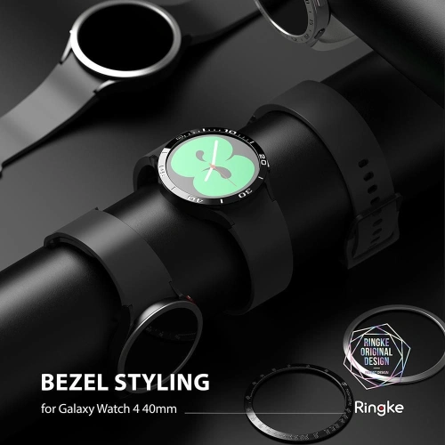 Nakładka Ringke Bezel Styling Samsung Galaxy Watch 5/4 40mm stal nierdzewna 40-02 Black