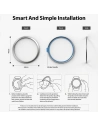 Hurtownia GSM - Nakładka Ringke Bezel Styling Samsung Galaxy Watch 5/4 44mm stal nierdzewna 44-01 Silver - RGK1619SSLV - {ean13} - Hurt