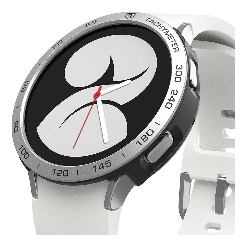 Hurtownia GSM - Nakládka Ringke Bezel Styling 40-01 + pouzdro Ringke Air Sports Samsung Galaxy Watch 4 40mm Černá/Stříbrná - RGK1620BLKSLV - {ean13} - Hurt