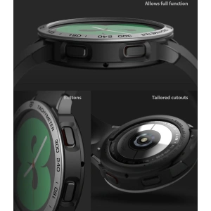 Hurtownia GSM - Nakładka Ringke Bezel Styling 40-01 + etui Ringke Air Sports Samsung Galaxy Watch 4 40mm Black/Silver - RGK1620BLKSLV - {ean13} - Hurt
