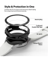 Wholesale Ringke Bezel Styling 40-02 + Ringke Air Sports Samsung Galaxy Watch 4 40mm Black - RGK1621BLK - {ean13} - Hurt