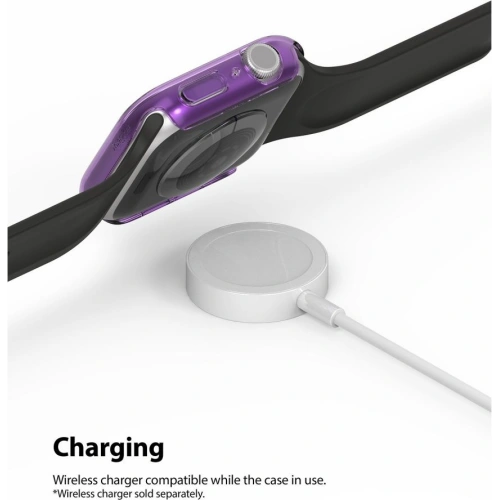 Etui Ringke Slim Apple Watch 4/5/6/7/SE/8/9 40/41MM Clear + Black [2 PACK]