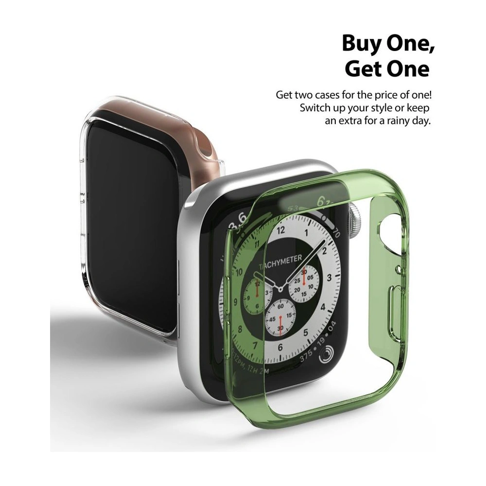 Hurtownia GSM - Etui Ringke Slim Apple Watch 4/5/6/7/SE/8/9 40/41MM Clear + Black [2 PACK] - RGK1622CLBLK - {ean13} - Hurt
