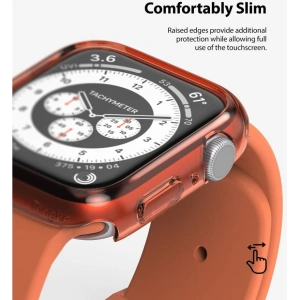Etui Ringke Slim Apple Watch 4/5/6/7/SE/8/9 40/41MM Clear + Black [2 PACK]