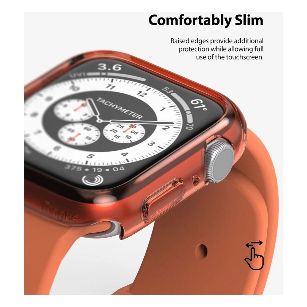 Hurtownia GSM - Etui Ringke Slim Apple Watch 4/5/6/7/SE/8/9 40/41MM Clear + Black [2 PACK] - RGK1622CLBLK - {ean13} - Hurt