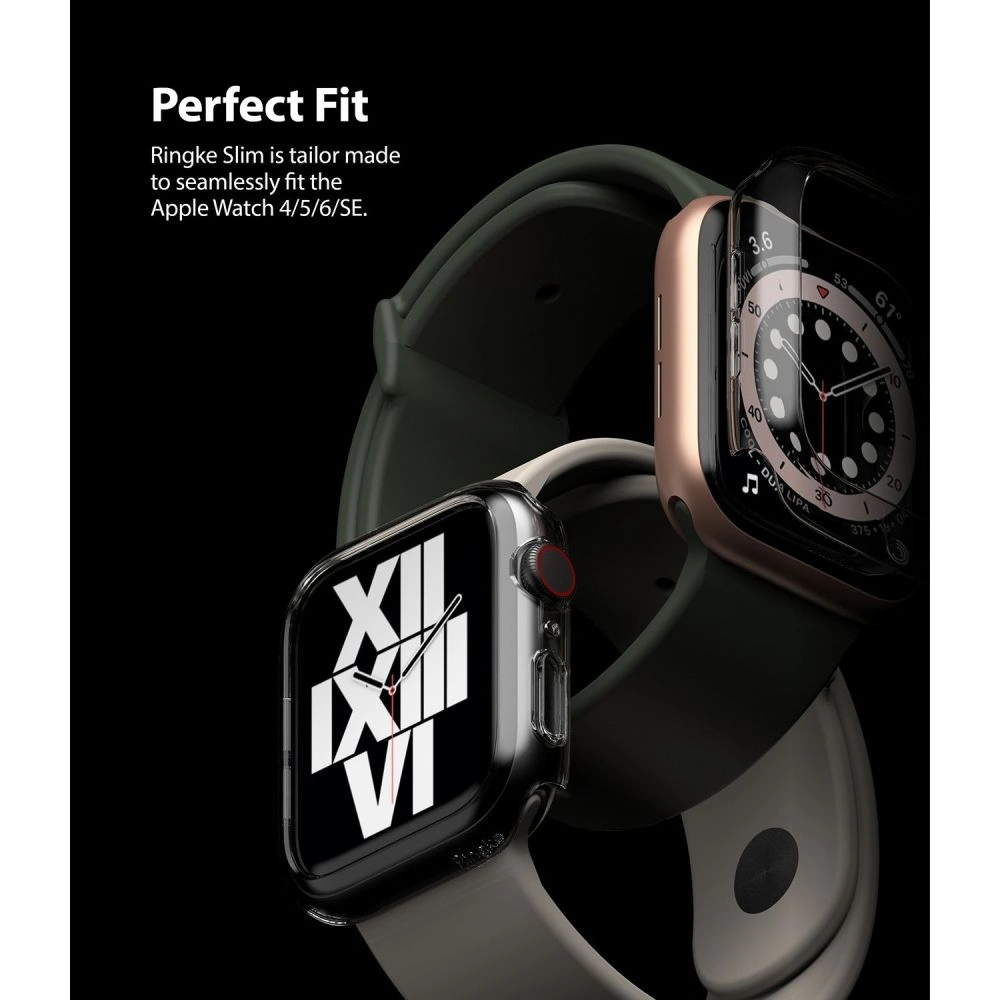 Hurtownia GSM - Etui Ringke Slim Apple Watch 4/5/6/7/SE/8/9 40/41MM Clear + Black [2 PACK] - RGK1622CLBLK - {ean13} - Hurt