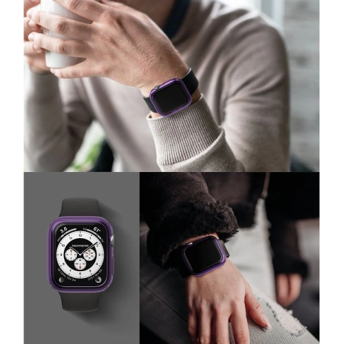 Etui Ringke Slim Apple Watch 4/5/6/7/SE/8/9 40/41MM Clear + Black [2 PACK]