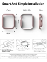 Hurtownia GSM - Etui Ringke Slim Apple Watch 4/5/6/7/SE/8/9 40/41MM Clear + Black [2 PACK] - RGK1622CLBLK - {ean13} - Hurt