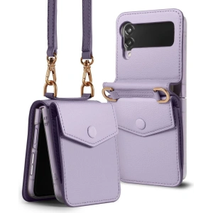 Hurtownia GSM - Etui Ringke Folio Signature Card Pocket Samsung Galaxy Z Flip 3 Light Purple - RGK1623PRP - {ean13} - Hurt