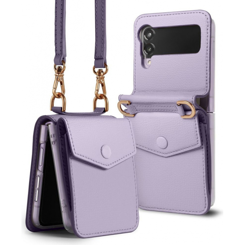 Hurtownia Ringke - 8809818842589 - RGK1623PRP - Etui Ringke Folio Signature Card Pocket Samsung Galaxy Z Flip 3 Light Purple - B2B homescreen