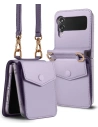 Etui Ringke Folio Signature Card Pocket Samsung Galaxy Z Flip 3 Light Purple