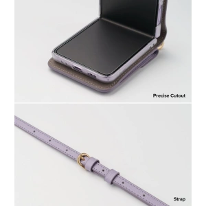 Hurtownia GSM - Etui Ringke Folio Signature Card Pocket Samsung Galaxy Z Flip 3 Light Purple - RGK1623PRP - {ean13} - Hurt
