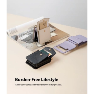 Wholesale Ringke Folio Signature Card Pocket Samsung Galaxy Z Flip 3 Light Purple - RGK1623PRP - {ean13} - Hurt