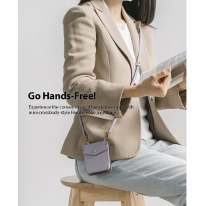 Hurtownia GSM - Etui Ringke Folio Signature Card Pocket Samsung Galaxy Z Flip 3 Light Purple - RGK1623PRP - {ean13} - Hurt