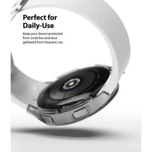 Wholesale Ringke Slim Samsung Galaxy Watch 4 44mm Clear + Black [2 PACK] - RGK1625CLBLK - {ean13} - Hurt