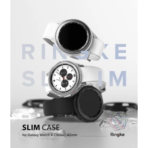 Hurtownia GSM - Etui Ringke Slim Samsung Galaxy Watch 4 Classic 42mm Clear + Black [2 PACK] - RGK1627CLBLK - {ean13} - Hurt