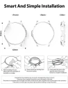 Wholesale Ringke Slim Samsung Galaxy Watch 4 Classic 46mm Clear + Black [2 PACK] - RGK1629CLBLK - {ean13} - Hurt