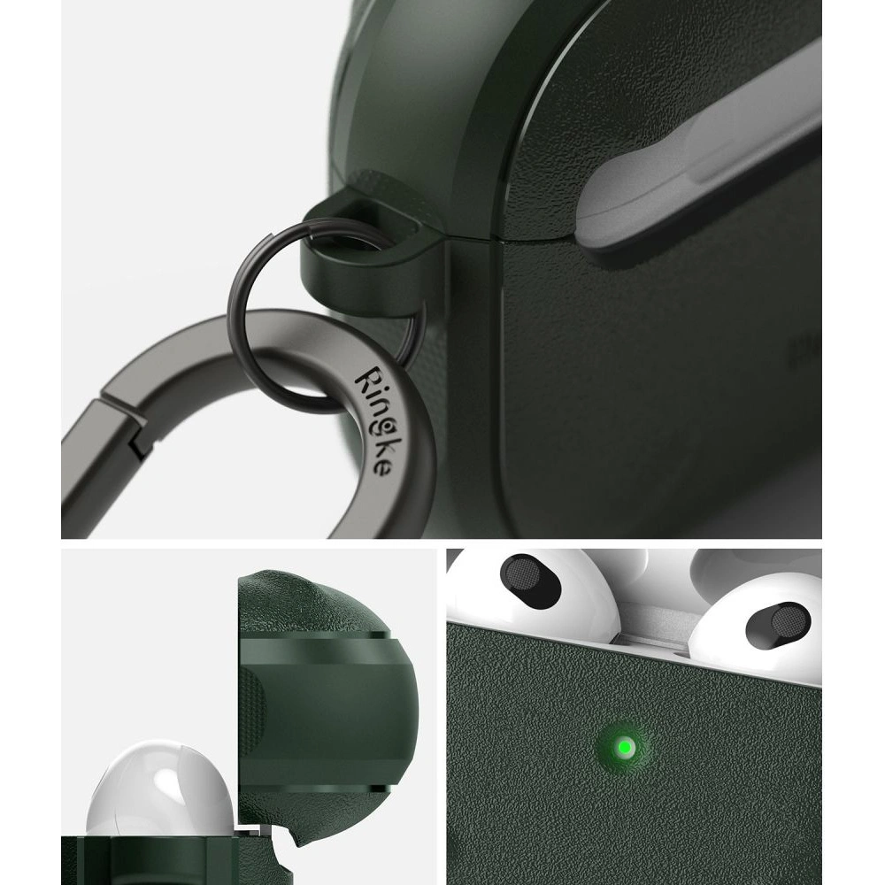 Hurtownia GSM - Etui Ringke Onyx Apple AirPods 3 tmavě zelené - RGK1630GRN - {ean13} - Hurt