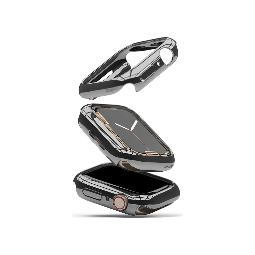 Hurtownia GSM - Etui Ringke Slim Apple Watch 4/5/6/7/8/9/SE 44/45mm Clear + Dark Chrome [2 PACK] - RGK1631CLCHR - {ean13} - Hurt