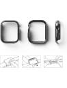 Wholesale Case Ringke Slim Apple Watch 4/5/6/7/8/9/SE 44/45mm Clear + Dark Chrome [2 PACK] - RGK1631CLCHR - {ean13} - Hurt