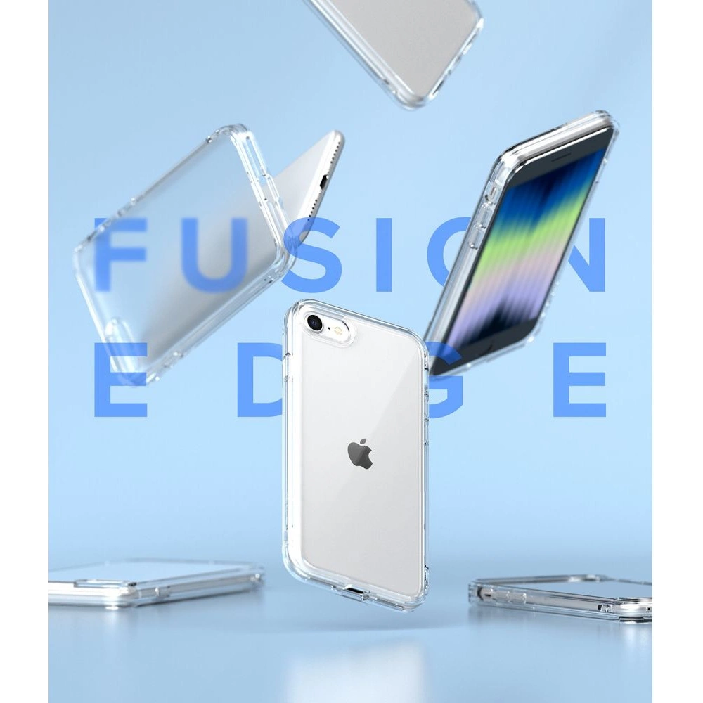 Hurtownia GSM - Etui Ringke Fusion Edge Apple iPhone SE 2022/SE 2020/8/7 Čiré - RGK1632CL - {ean13} - Hurt