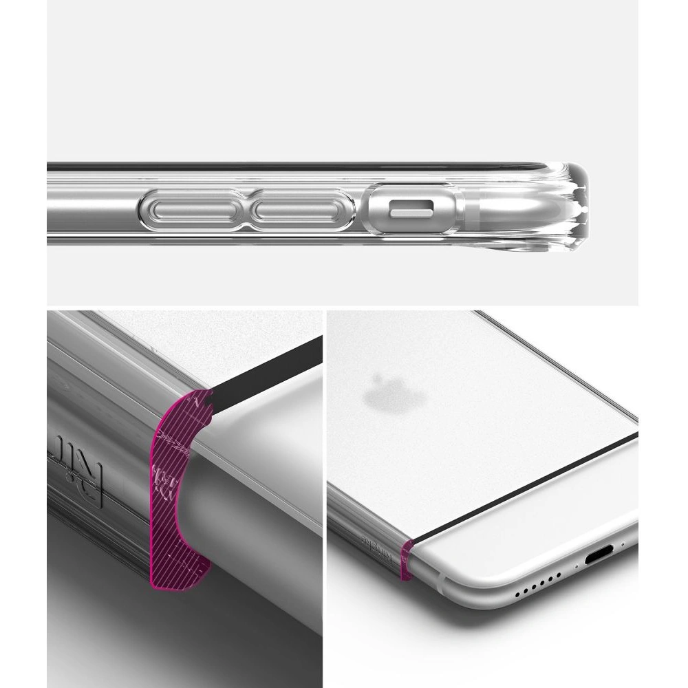 Hurtownia GSM - Etui Ringke Fusion Edge Apple iPhone SE 2022/SE 2020/8/7 Matný čirý - RGK1633MCL - {ean13} - Hurt