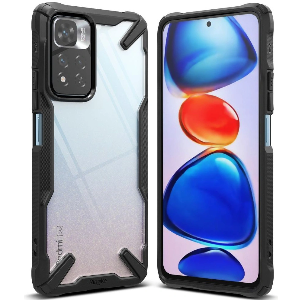 Hurtownia GSM - Etui Ringke Fusion-X Redmi Note 11 Pro+ 5G Černá - RGK1635BLK - {ean13} - Hurt