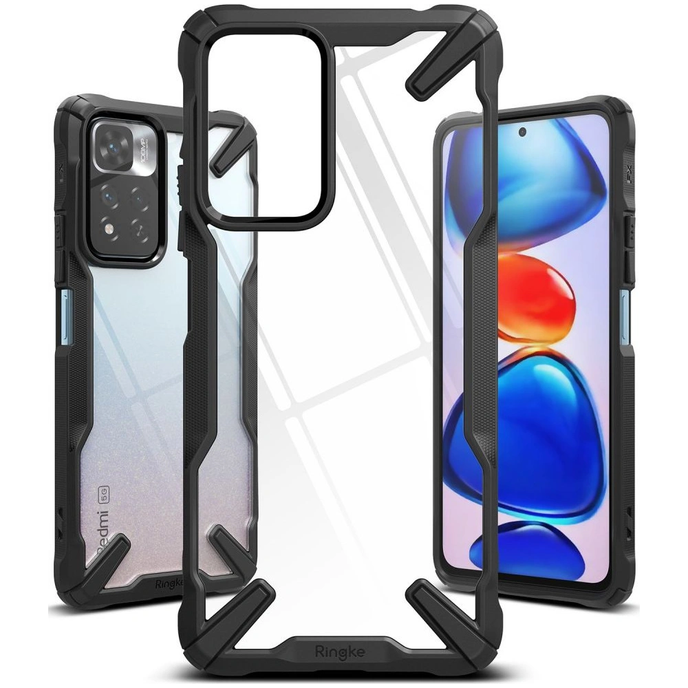 Hurtownia GSM - Etui Ringke Fusion-X Redmi Note 11 Pro+ 5G Černá - RGK1635BLK - {ean13} - Hurt
