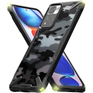 Hurtownia GSM - Etui Ringke Fusion-X Redmi Note 11 Pro+ 5G Camo (Moro) Black - RGK1636MOB - {ean13} - Hurt