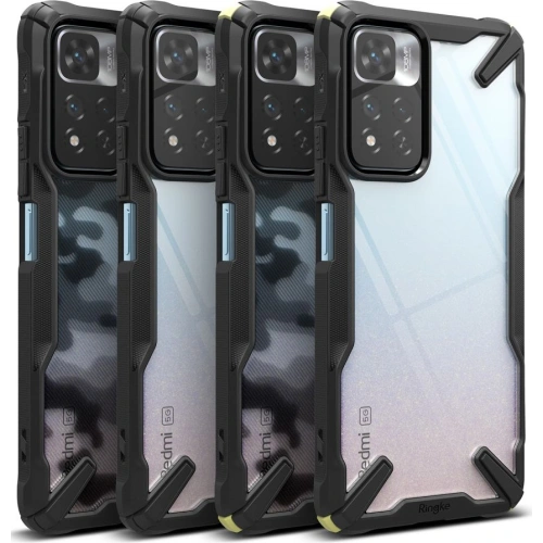 Etui Ringke Fusion-X Redmi Note 11 Pro+ 5G Camo (Moro) Black