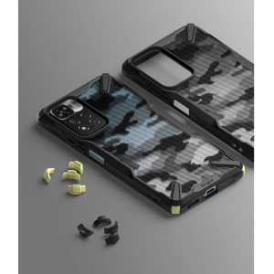 Hurtownia GSM - Etui Ringke Fusion-X Redmi Note 11 Pro+ 5G Camo (Moro) Black - RGK1636MOB - {ean13} - Hurt