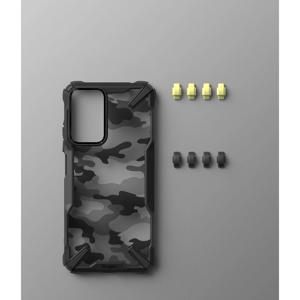 Hurtownia GSM - Etui Ringke Fusion-X Redmi Note 11 Pro+ 5G Camo (Moro) Černé - RGK1636MOB - {ean13} - Hurt