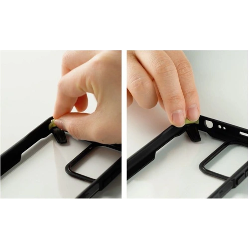 Etui Ringke Fusion-X Redmi Note 11 Pro+ 5G Camo (Moro) Black