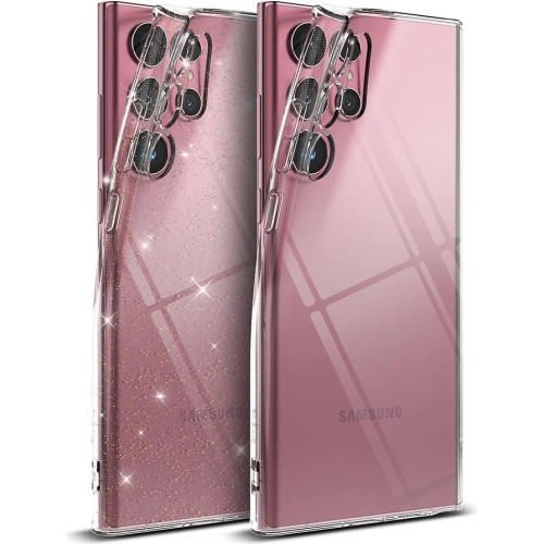 Etui Ringke Air Samsung Galaxy S22 Ultra Glitter Clear