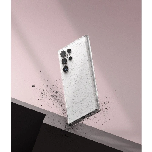 Etui Ringke Air Samsung Galaxy S22 Ultra Glitter Clear