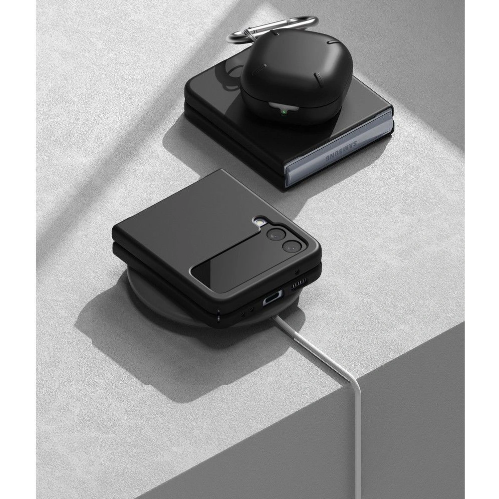 Hurtownia GSM - Etui Ringke Slim Samsung Galaxy Z Flip 4 Černé - RGK1648BLK - {ean13} - Hurt