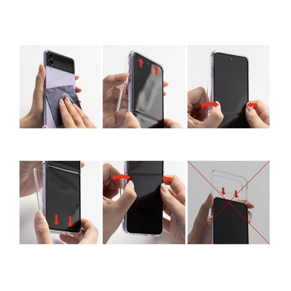 Hurtownia GSM - Etui Ringke Slim Samsung Galaxy Z Flip 4 Černé - RGK1648BLK - {ean13} - Hurt