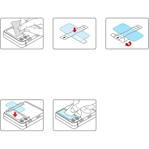 Szkło hartowane Ringke ID Glass Samsung Galaxy Z Flip 4 (na mały wyświetlacz) [3 PACK]