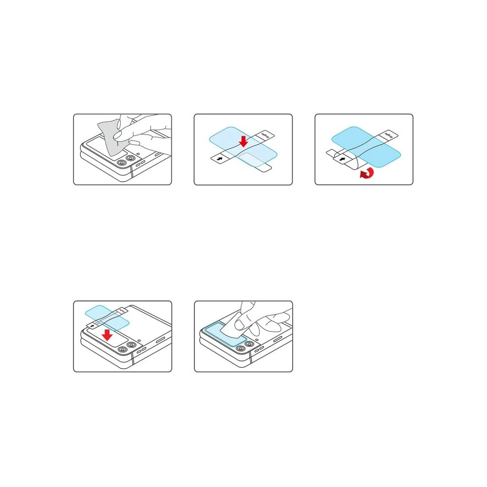 Hurtownia GSM - Tvrdé sklo Ringke ID Glass Samsung Galaxy Z Flip 4 (na malý displej) [3 PACK] - RGK1650 - {ean13} - Hurt