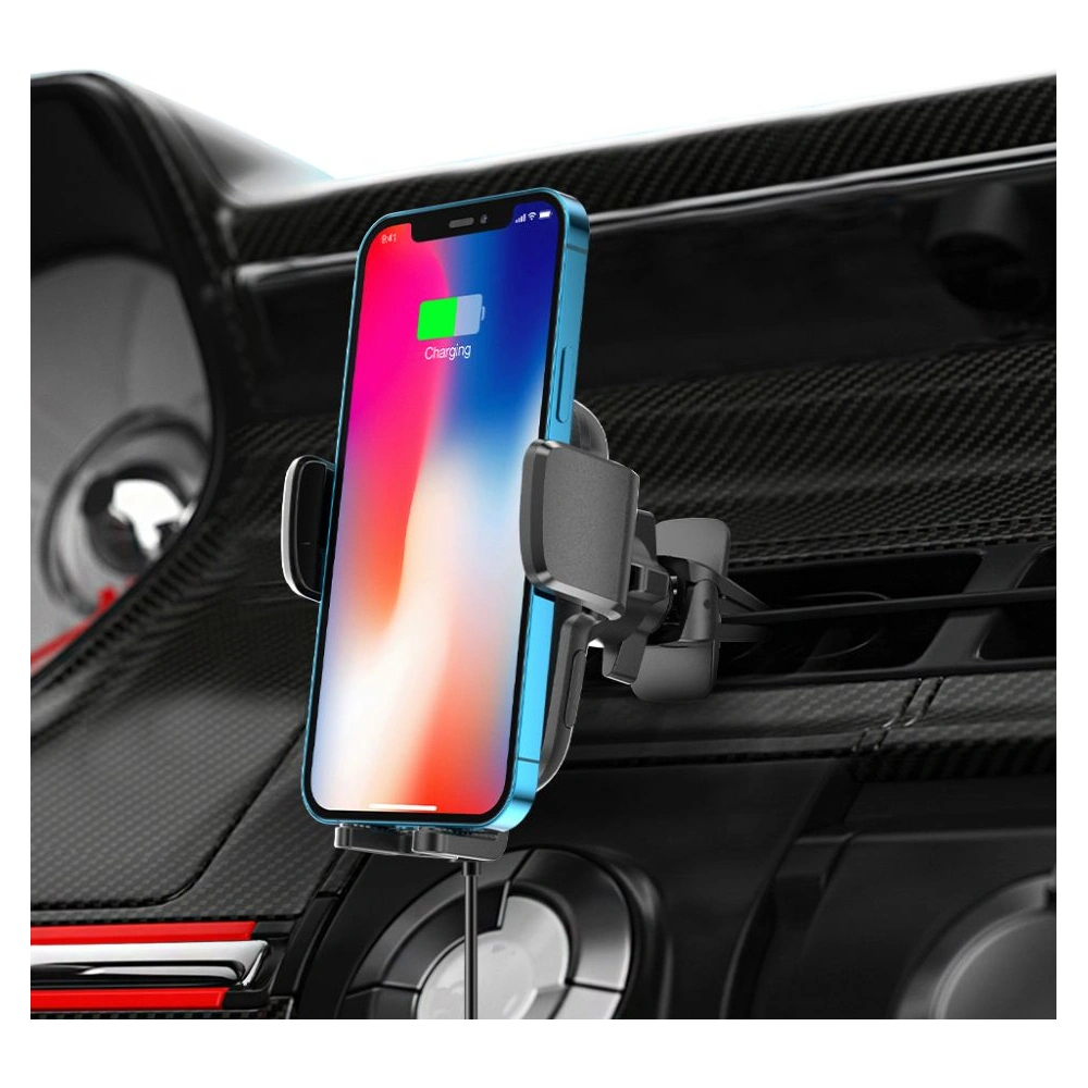 Hurtownia GSM - Upevnění do auta Tech-Protect X05 Vent Car Mount Wireless Charger 15W Black - THP1241BLK - {ean13} - Hurt