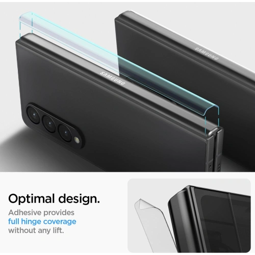 Szkło hartowane Spigen GLAS.tR ez Fit + Folia Hinge Film Samsung Galaxy Z Fold 4
