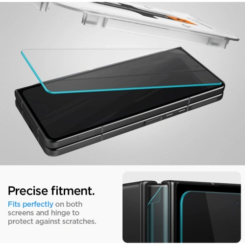 Szkło hartowane Spigen GLAS.tR ez Fit + Folia Hinge Film Samsung Galaxy Z Fold 4